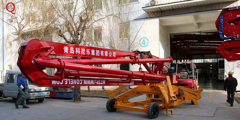 如何正確展開(kāi)小型混凝土泵車(chē)的支腿